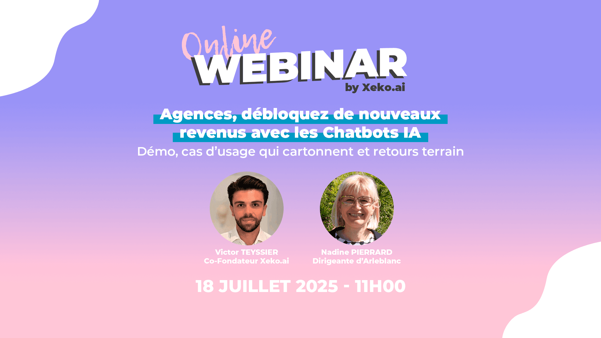 Agences : vendre des Chatbots IA et générer des revenus récurrents [Webinar Gratuit]